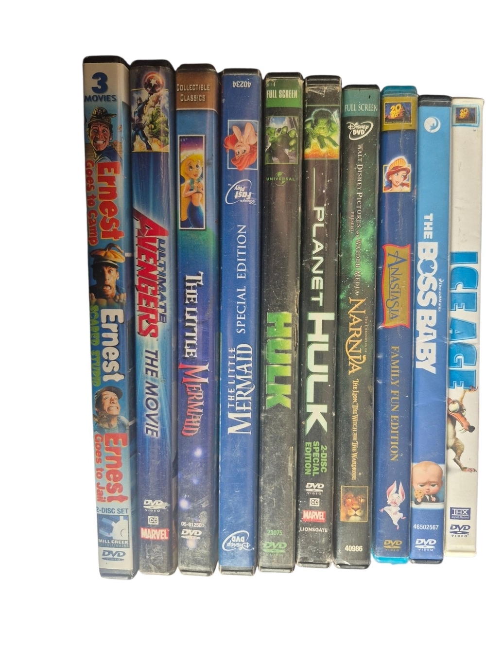 Dreamworks Kids DVD Spine Lot